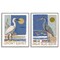 Stupell Industries Snowy Egret & Great Blue Heron 2pc Framed Giclee Set, design by Nancy Overton